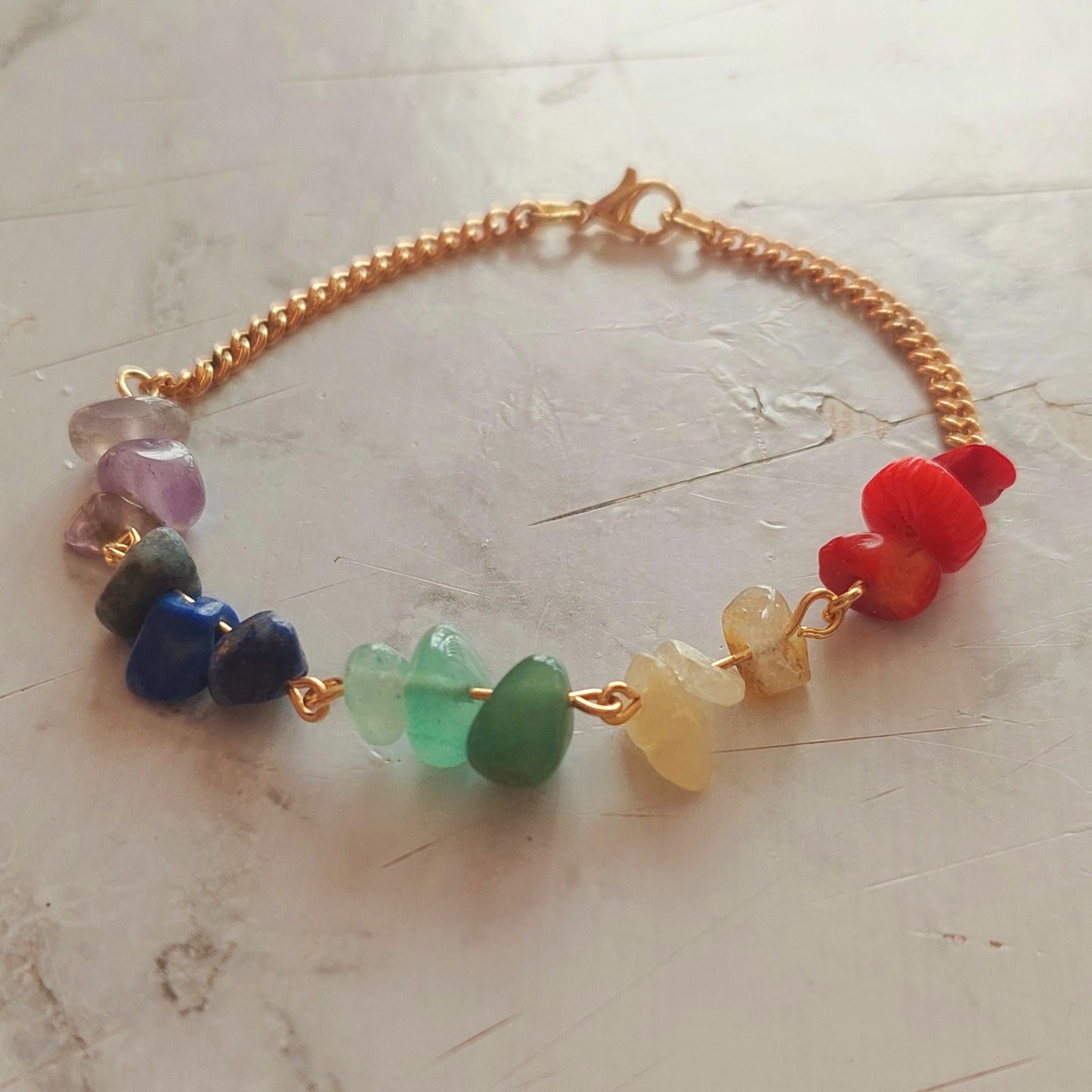 Chakra Crystal bracelet